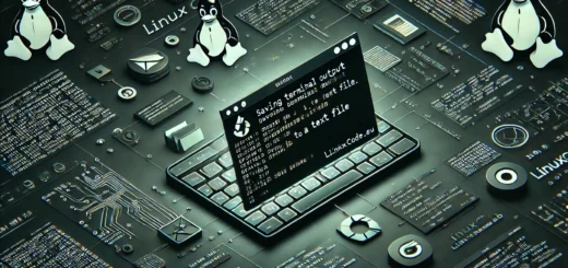 How to save terminal output to a text file in Linux