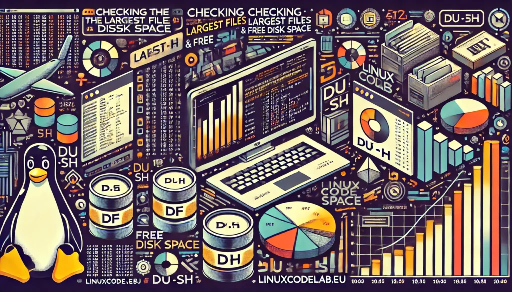 How to check the largest Files and free disk space in Linux